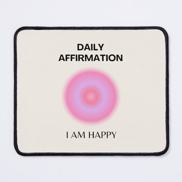 Item preview, Daily Affirmation, Positive Affirmation, Positive, Spiritual, Aura Gradient Art designed and sold by Magic Love Art Print.