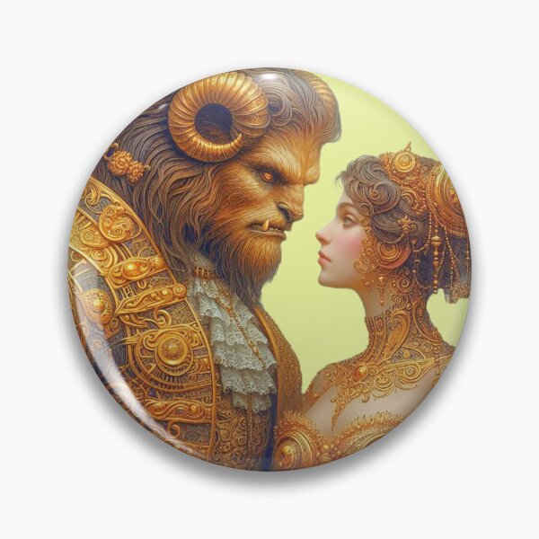 Item preview, Beauty and the Beast gold steampunk designed and sold by CristalleLisa.