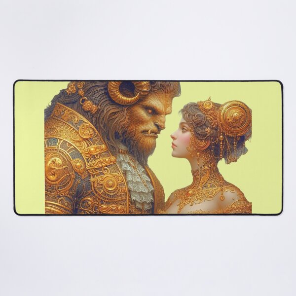 Item preview, Beauty and the Beast gold steampunk designed and sold by CristalleLisa.