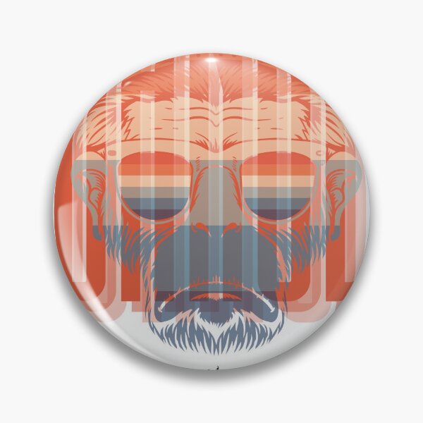 Item preview, Cool Monkey – Hipster Style Ape with Sunglasses and Cap designed and sold by FitsforU.