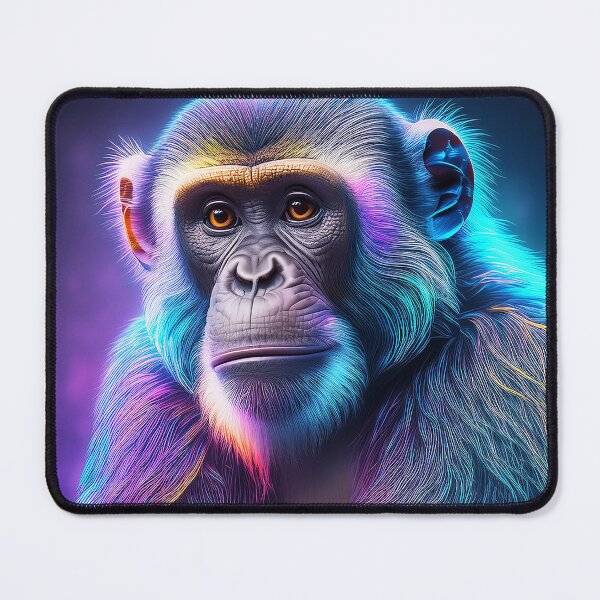 Item preview, Misty Elder | Glowing Neon Monkey Collection | Hyperrealistic designed and sold by monkeybusiness.pt.