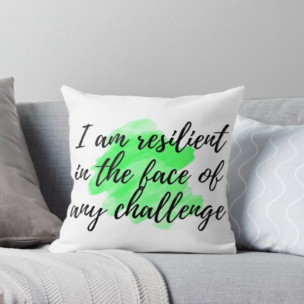 Item preview, I am resilient in the face of any challenge - Positive Affirmations - For Depression [ 2025 - Collection ] designed and sold by elmsstudios.