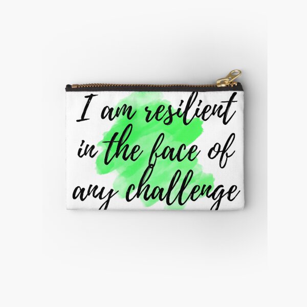 Item preview, I am resilient in the face of any challenge - Positive Affirmations - For Depression [ 2025 - Collection ] designed and sold by elmsstudios.