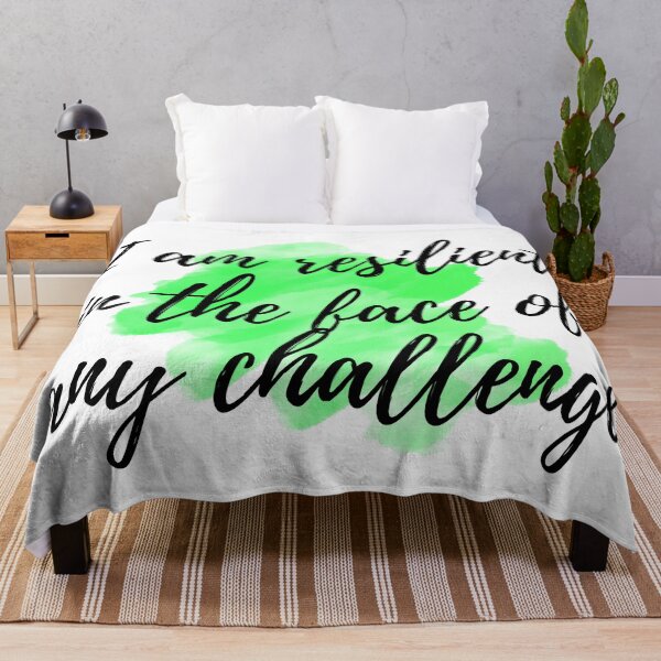 Item preview, I am resilient in the face of any challenge - Positive Affirmations - For Depression [ 2025 - Collection ] designed and sold by elmsstudios.