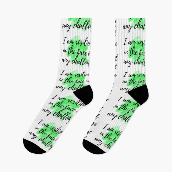 Item preview, I am resilient in the face of any challenge - Positive Affirmations - For Depression [ 2025 - Collection ] designed and sold by elmsstudios.