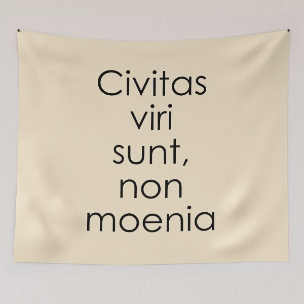 Item preview, A State Is Its People – Latin Wisdom on Society & Leadership designed and sold by Wisdom Wear.
