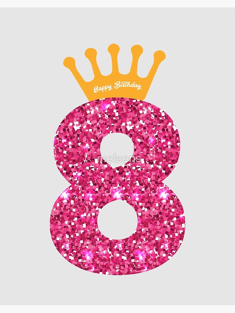 【8】BIRTH バース ポスター 8th Queens Crow Happy Birthday for Girls