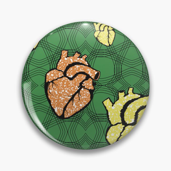 Item preview, Heart fabric patterns designed and sold by Wolagno.