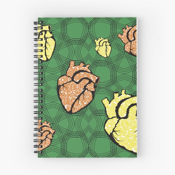 Item preview, Heart fabric patterns designed and sold by Wolagno.