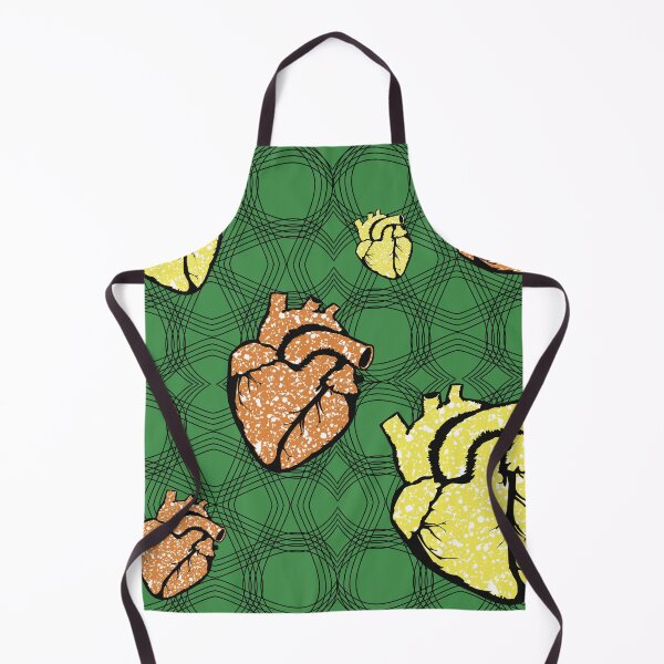Item preview, Heart fabric patterns designed and sold by Wolagno.