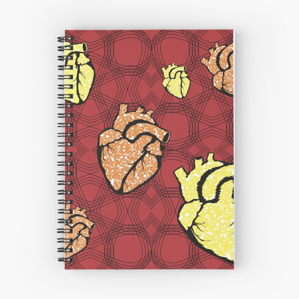 Item preview, Heart fabric patterns designed and sold by Wolagno.