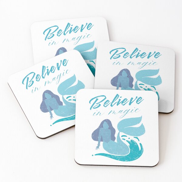 Item preview, Believe In Magic Blue Mermaid Serenity designed and sold by SplashTastic.