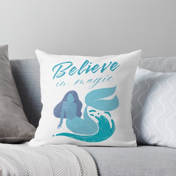 Item preview, Believe In Magic Blue Mermaid Serenity designed and sold by SplashTastic.