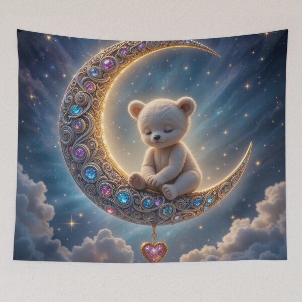 Item preview, Bear on the Moon designed and sold by RaF71PrO.
