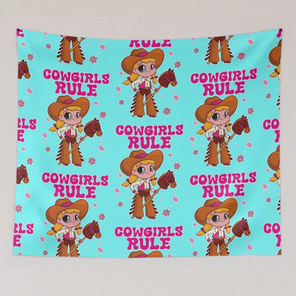 Item preview, kawaii cowgirl with horse designed and sold by Mauswohn.