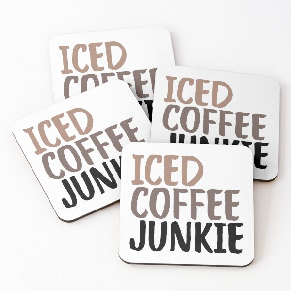 Item preview, Iced Coffee Junkie | Iced Coffee Lover | Cold Brew | Cold Coffee | Coffee | Coffee Lover designed and sold by PrintEveryday.