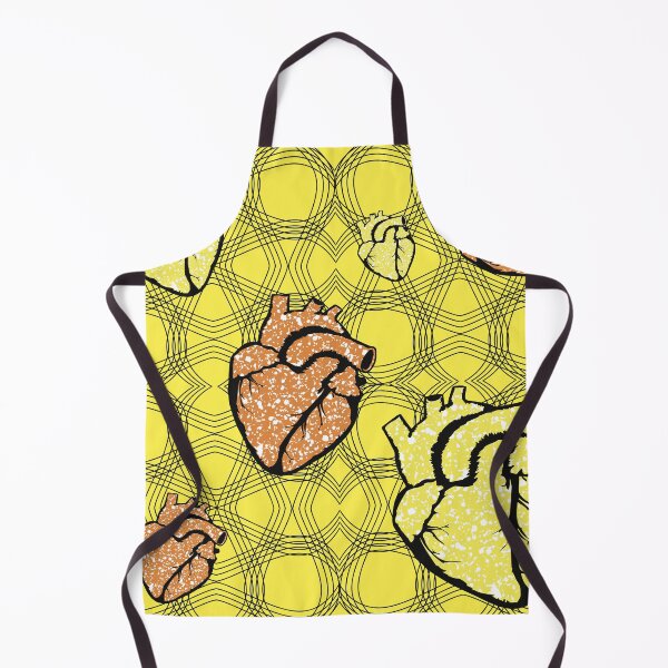 Item preview, Heart fabric patterns designed and sold by Wolagno.