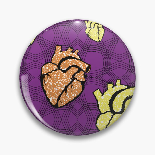 Item preview, Heart fabric patterns designed and sold by Wolagno.