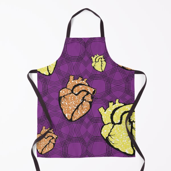 Item preview, Heart fabric patterns designed and sold by Wolagno.