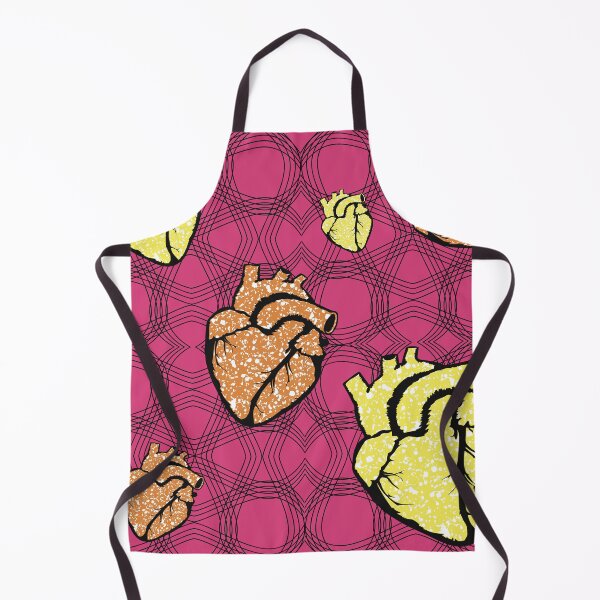Item preview, Heart fabric patterns designed and sold by Wolagno.