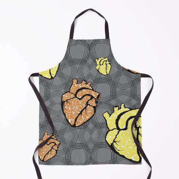 Item preview, Heart fabric patterns designed and sold by Wolagno.