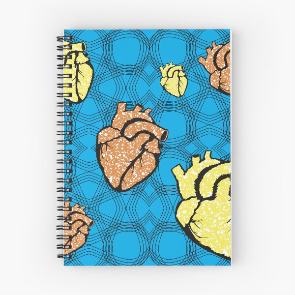 Item preview, Heart fabric patterns designed and sold by Wolagno.
