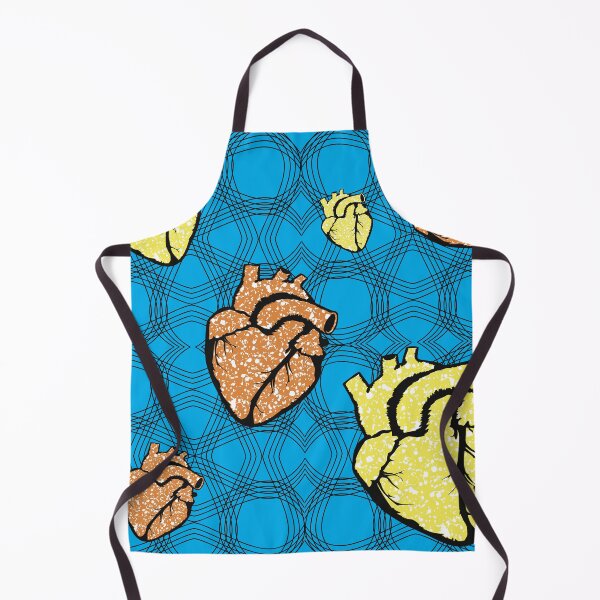 Item preview, Heart fabric patterns designed and sold by Wolagno.