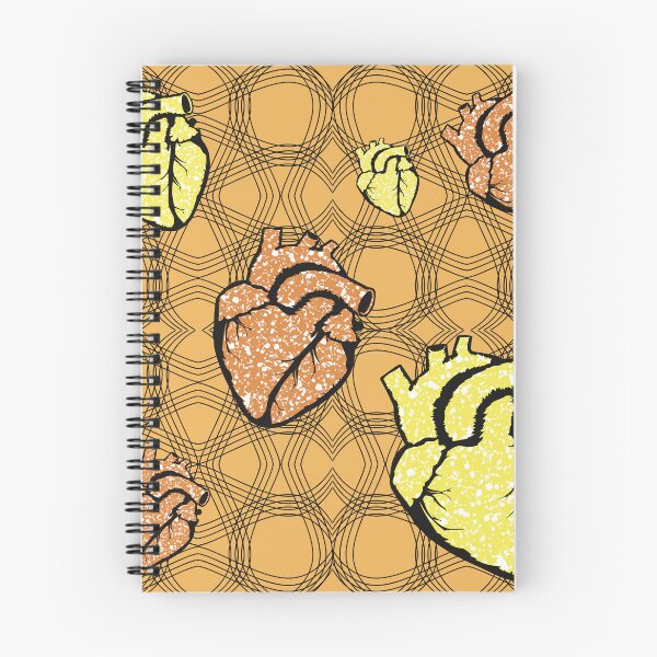 Item preview, Heart fabric patterns designed and sold by Wolagno.