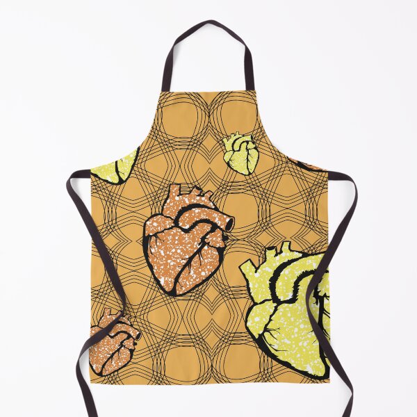 Item preview, Heart fabric patterns designed and sold by Wolagno.