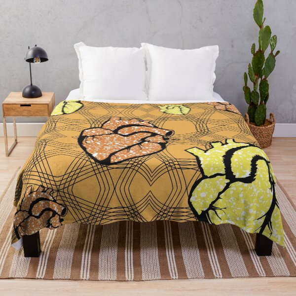 Item preview, Heart fabric patterns designed and sold by Wolagno.