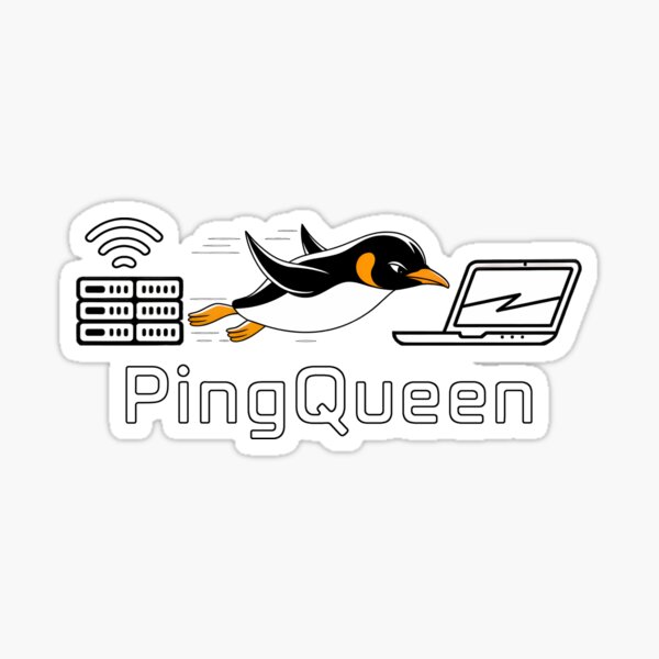 Item preview, PingQueen Fast Penguin Network Engineer designed and sold by TvRDesigns.