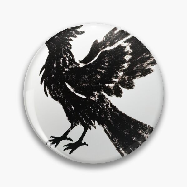Item preview, Ethereal Phoenix-Raven Hybrid in Ink Sketch designed and sold by SunkenCost.