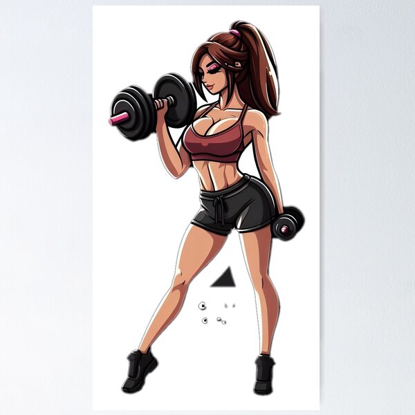 Item preview, gym girl  designed and sold by NCNGDESIGN.