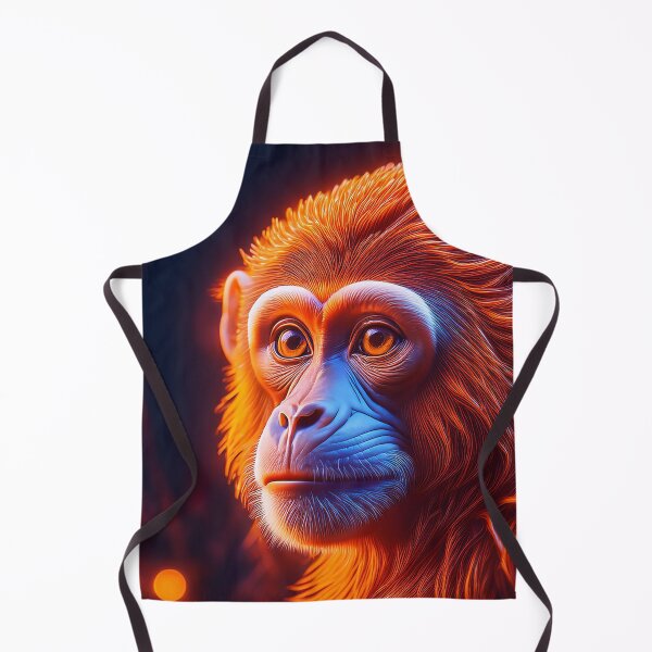 Item preview, Baby Orange | Glowing Neon Monkey Collection | Hyperrealistic designed and sold by monkeybusiness.pt.