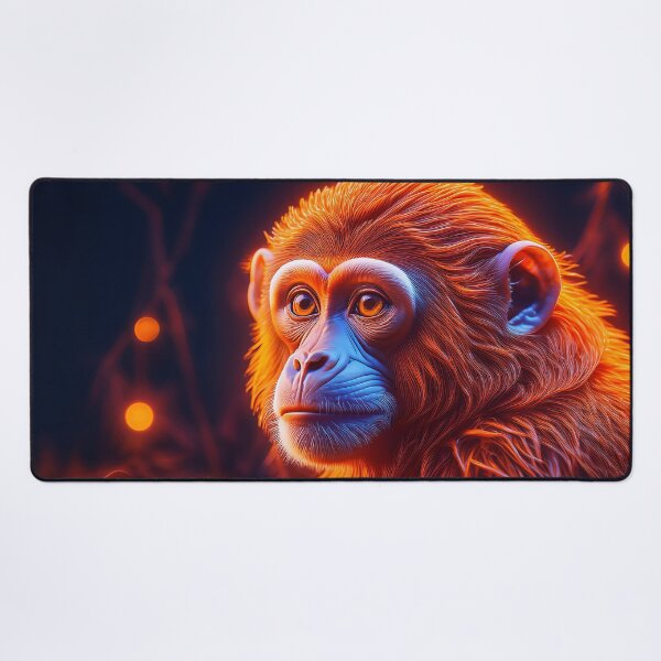 Item preview, Baby Orange | Glowing Neon Monkey Collection | Hyperrealistic designed and sold by monkeybusiness.pt.