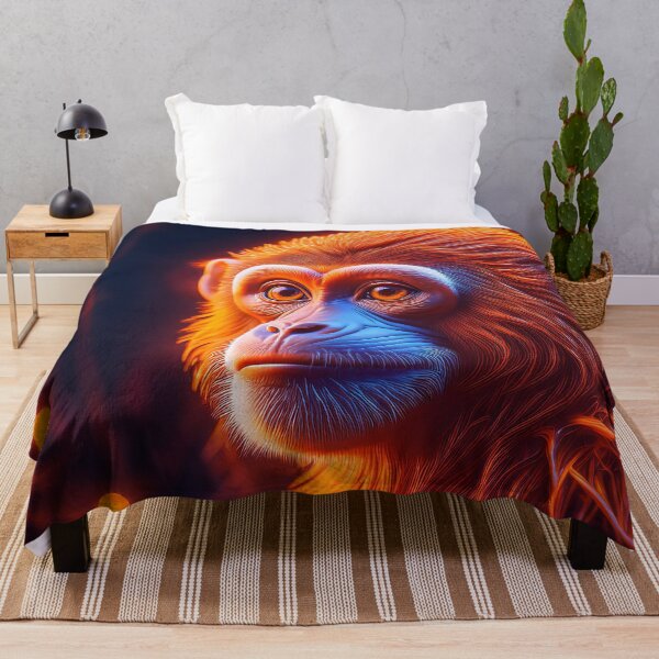 Item preview, Baby Orange | Glowing Neon Monkey Collection | Hyperrealistic designed and sold by monkeybusiness.pt.