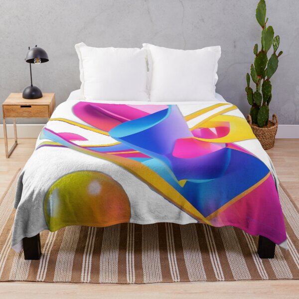 Item preview, Bold & Colorful 3D Abstract Composition designed and sold by angelcrease.