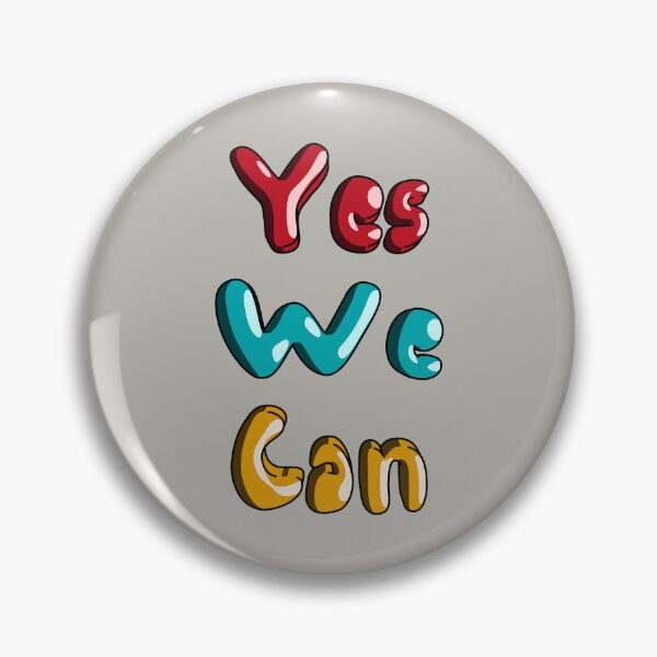 Item preview, Yes We Can Bold 3D Typography designed and sold by trepiu.