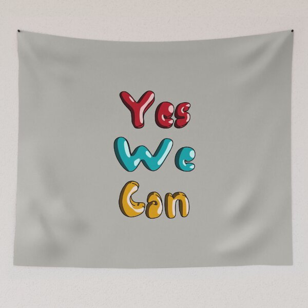 Item preview, Yes We Can Bold 3D Typography designed and sold by trepiu.