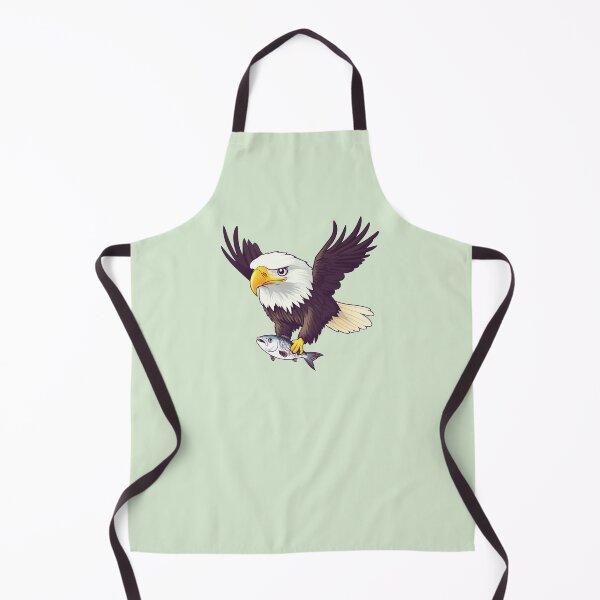Item preview, Majestic Bald Eagle Catching Fish designed and sold by ARTistiqs.