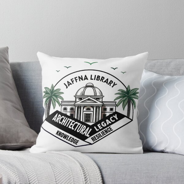 Item preview, Jaffna Library – Symbol of Knowledge & Resilience designed and sold by TasteTicker.