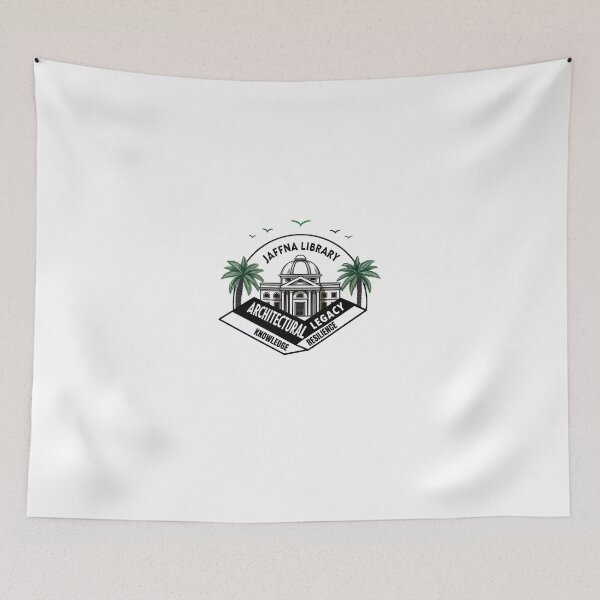 Item preview, Jaffna Library – Symbol of Knowledge & Resilience designed and sold by TasteTicker.