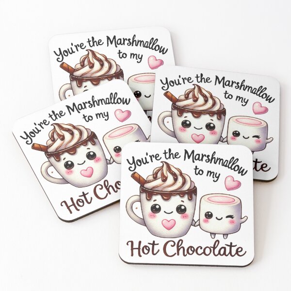 Item preview, Marshmallow to my Hot Chocolate designed and sold by jellyink.