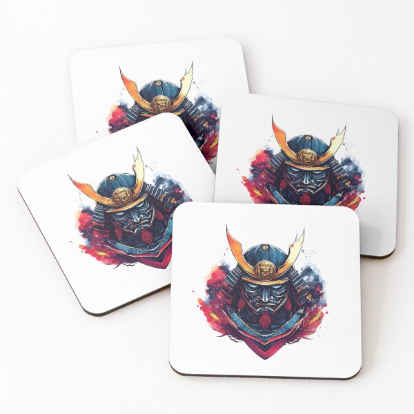 Item preview, Samurai Warrior Spirit - Modern Japanese Art designed and sold by ValhallaPrint.