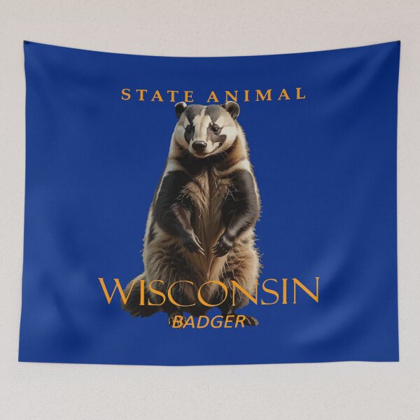 Item preview, Wisconsin Territory Animal The Badger designed and sold by taiche.