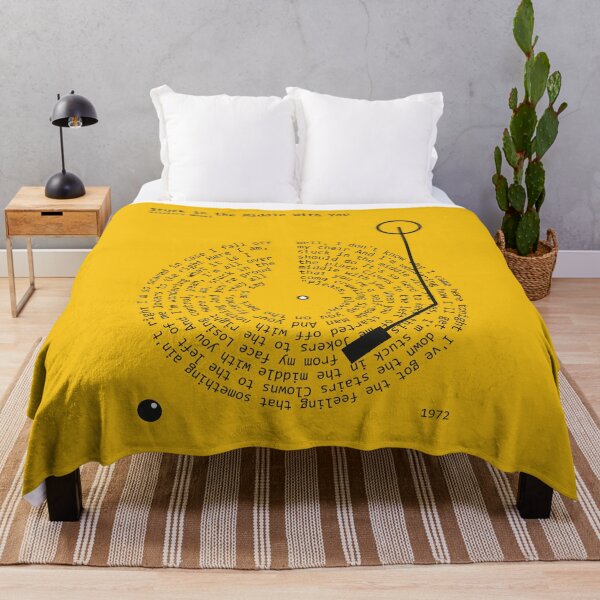 Item preview, Stuck in the Middle with You, Stealers Wheels - Lyrics Poster designed and sold by MancBusyBee.
