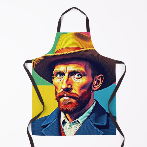 Vista previa del artículo con la obra «Autorretrato de Van Gogh en el Pop Art - Versión moderna y colorida del famoso pintor - Diseño para camisetas, carteles, pegatinas y más», diseñado y vendido por MiraboliK.