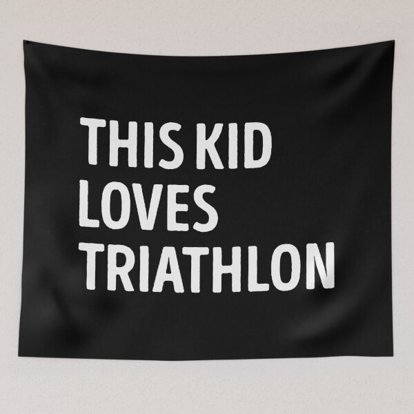 Item preview, This Kid Loves Triathlon Funny Triathlon Lover designed and sold by RareBunny.