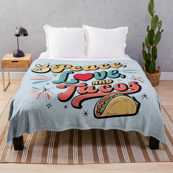 Item preview, Peace, Love, and Tacos - design designed and sold by ArthousePromos.