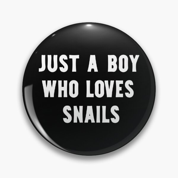 Item preview, Just A Boy Who Loves Snails Funny Snail Lover designed and sold by RareBunny.